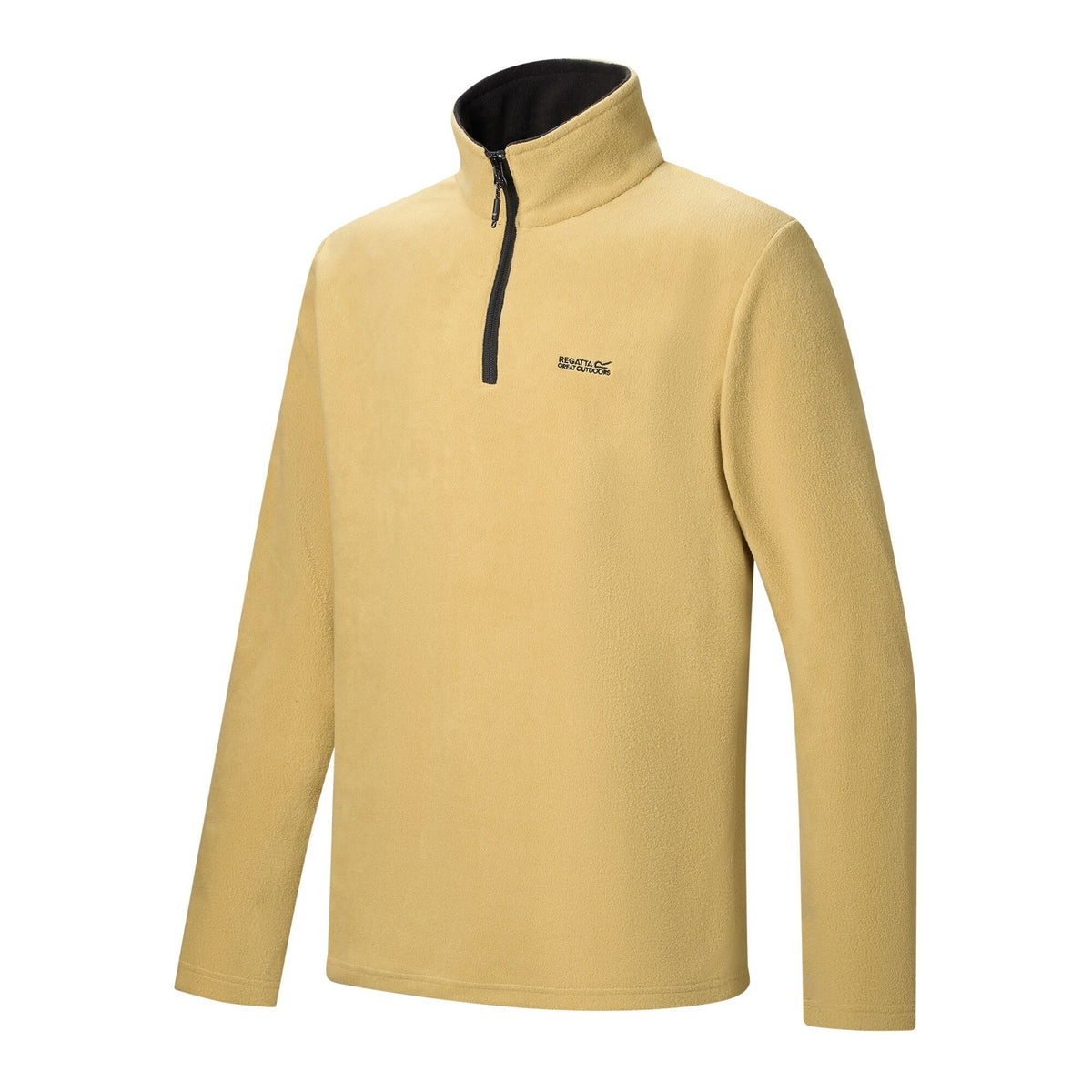 Desert Beige - Side - Regatta Great Outdoors Mens Thompson Half Zip Fleece Top