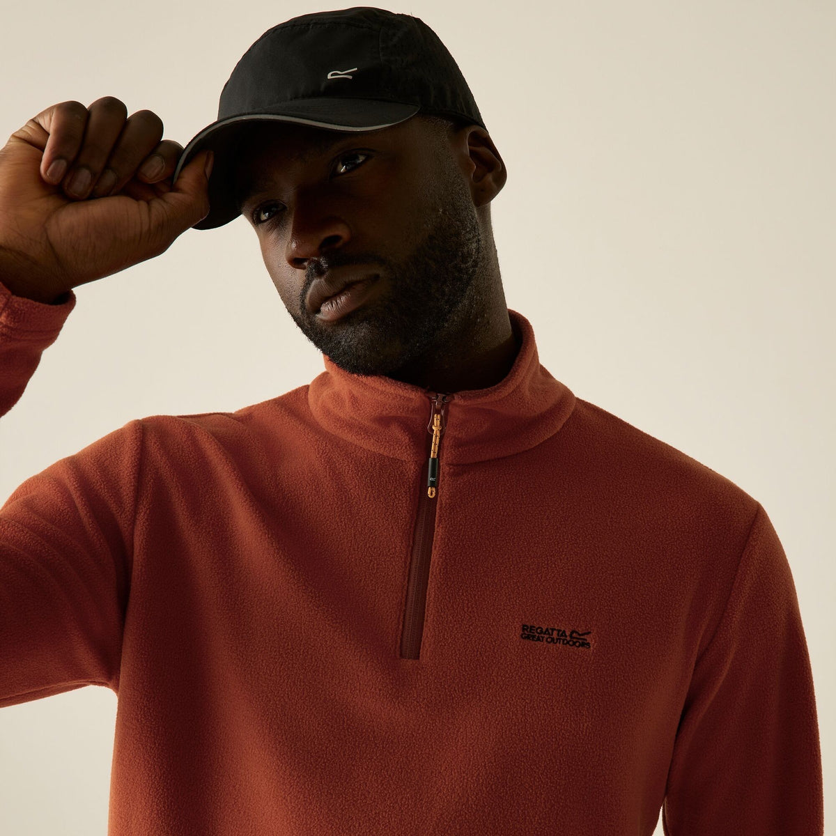 Rooibos Tea - Lifestyle - Regatta Great Outdoors Mens Thompson Half Zip Fleece Top