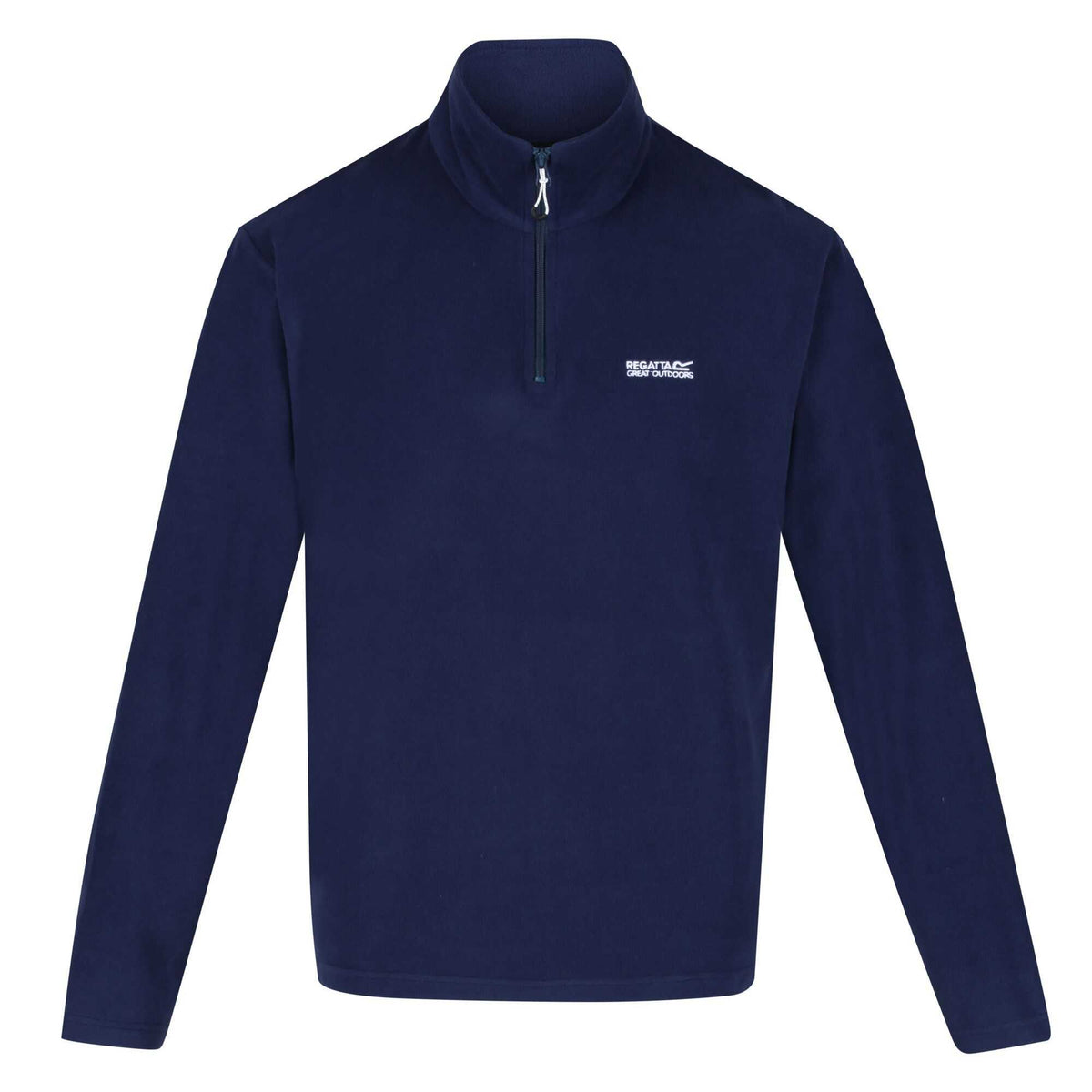 Moonlight Denim - Front - Regatta Great Outdoors Mens Thompson Half Zip Fleece Top