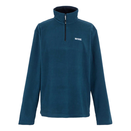 Moonlight Denim-Navy - Front - Regatta Great Outdoors Mens Thompson Half Zip Fleece Top