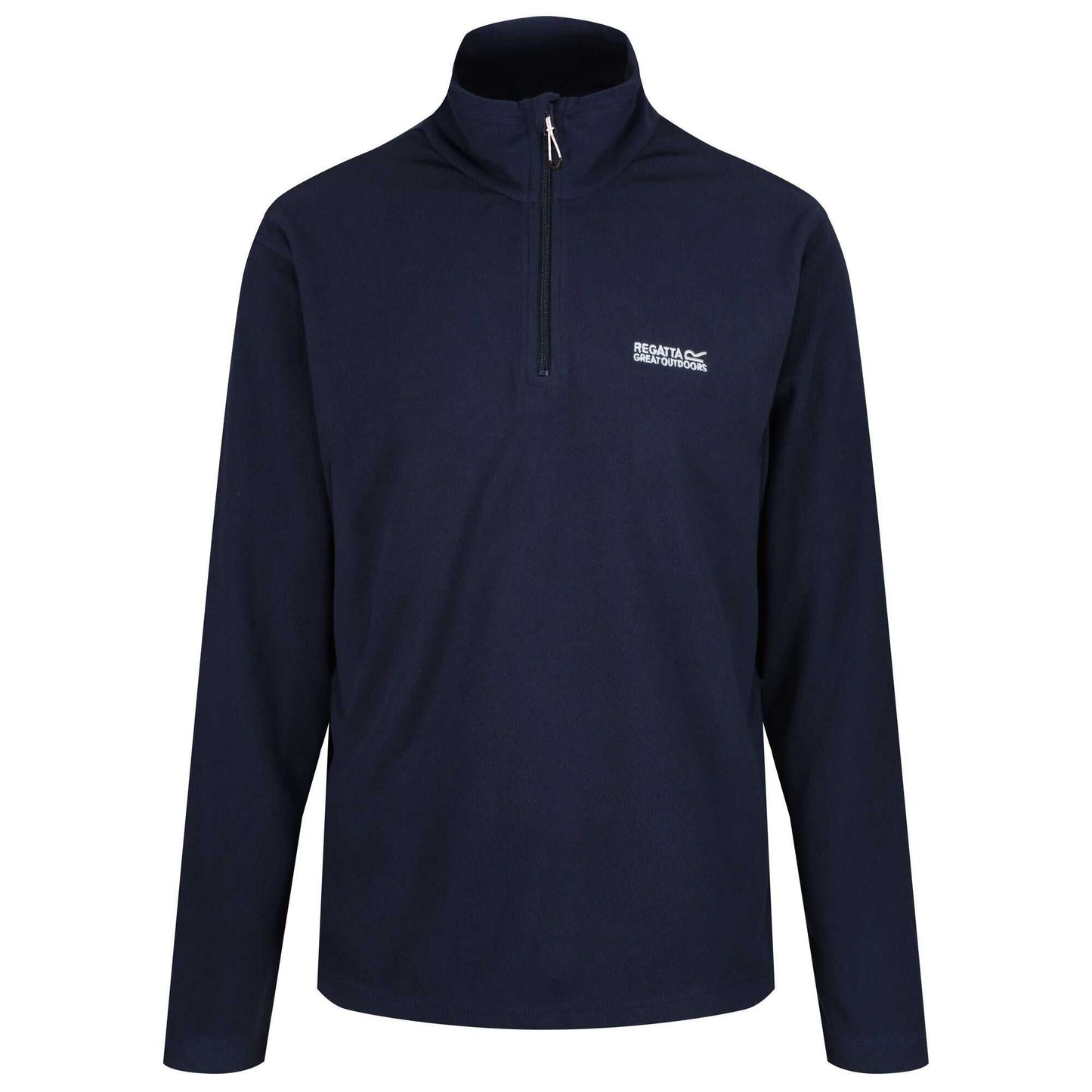 Navy - Front - Regatta Great Outdoors Mens Thompson Half Zip Fleece Top