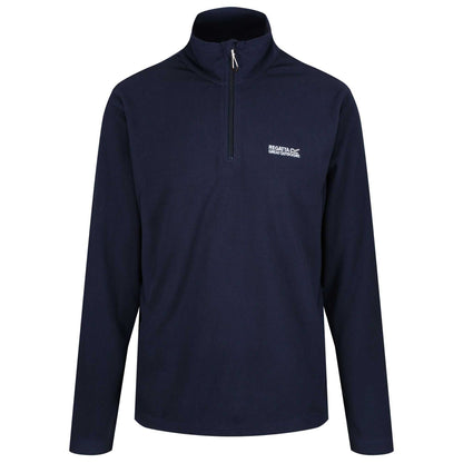 Navy - Front - Regatta Great Outdoors Mens Thompson Half Zip Fleece Top