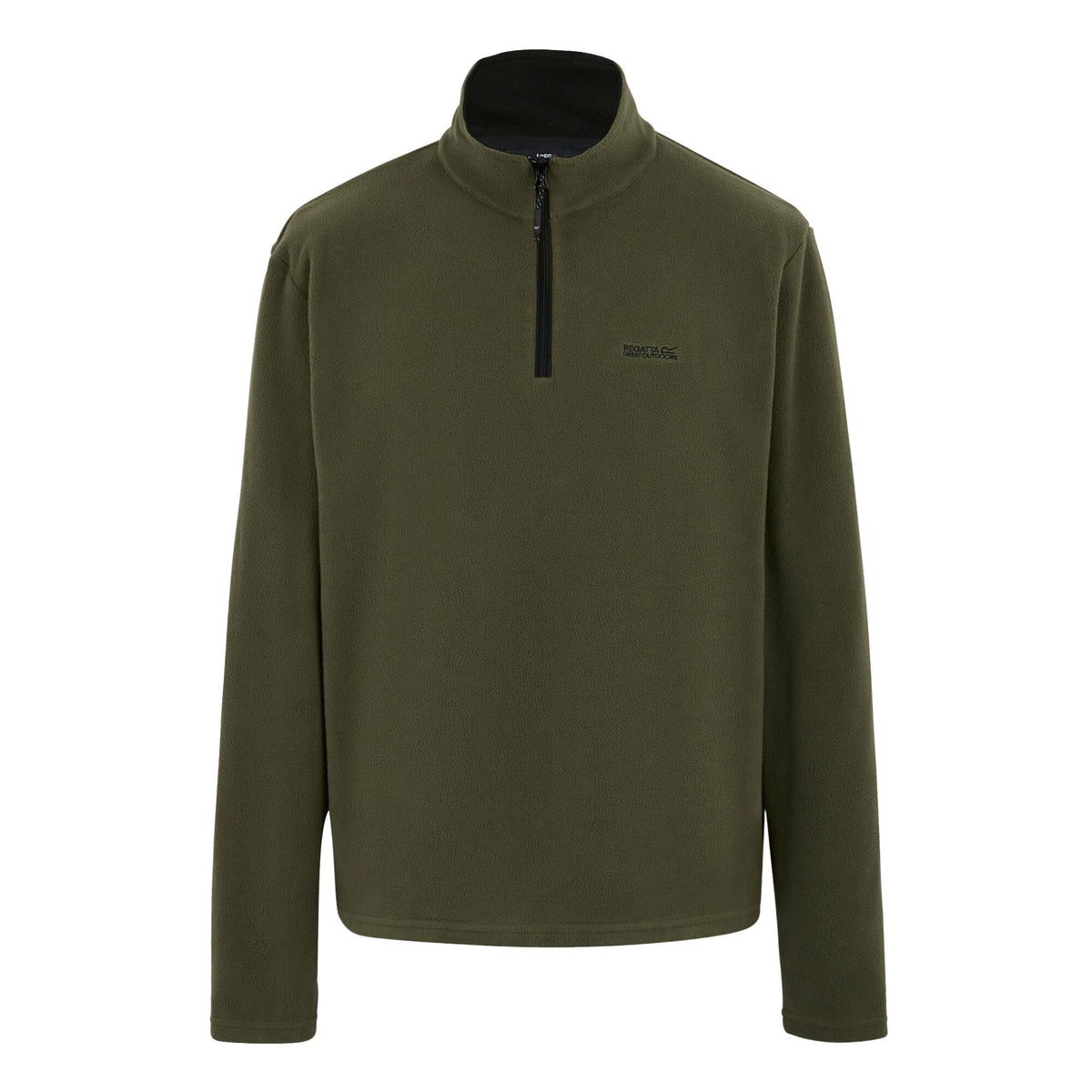 Olive Night - Front - Regatta Great Outdoors Mens Thompson Half Zip Fleece Top