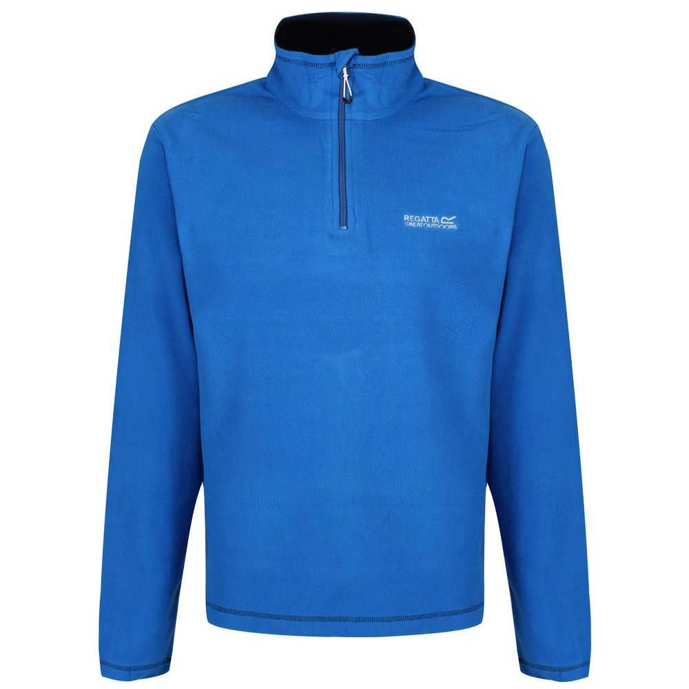Oxford Blue - Front - Regatta Great Outdoors Mens Thompson Half Zip Fleece Top