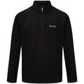 Black - Front - Regatta Great Outdoors Mens Thompson Half Zip Fleece Top