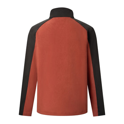 Burnt Henna-Black - Back - Regatta Great Outdoors Mens Hedman II Two Tone Full Zip Fleece Jacket