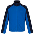 Oxford Blue-Navy - Front - Regatta Great Outdoors Mens Hedman II Two Tone Full Zip Fleece Jacket