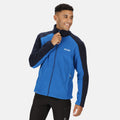 Oxford Blue-Navy - Back - Regatta Great Outdoors Mens Hedman II Two Tone Full Zip Fleece Jacket