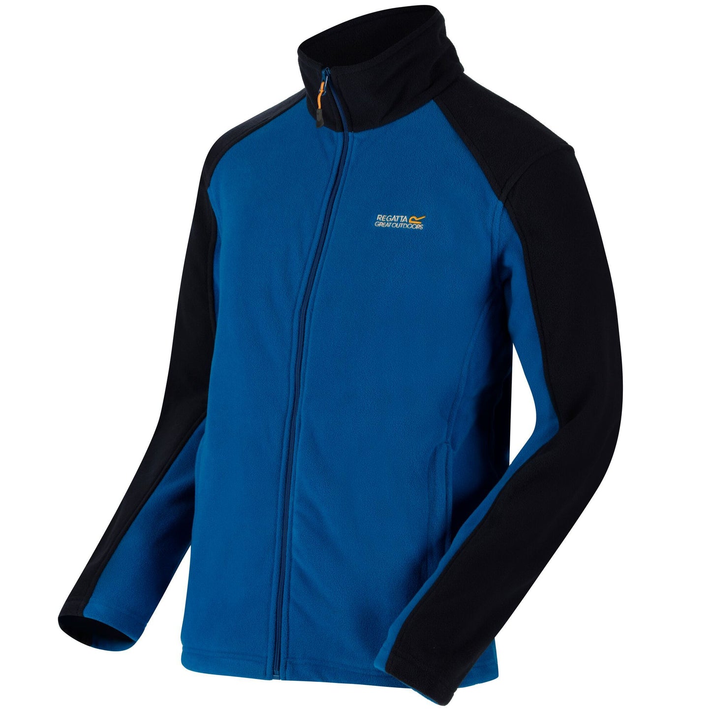Oxford Blue-Navy - Lifestyle - Regatta Great Outdoors Mens Hedman II Two Tone Full Zip Fleece Jacket