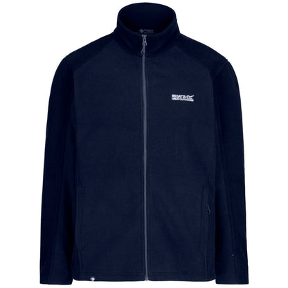 Navy-Navy - Front - Regatta Great Outdoors Mens Hedman II Two Tone Full Zip Fleece Jacket