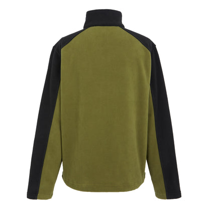 Nephrite Green-Black - Back - Regatta Great Outdoors Mens Hedman II Two Tone Full Zip Fleece Jacket