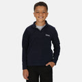 Navy-Navy - Front - Regatta Great Outdoors Childrens-Kids Hot Shot II Half Zip Fleece Top