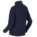 Navy-Navy - Side - Regatta Great Outdoors Childrens-Kids Hot Shot II Half Zip Fleece Top