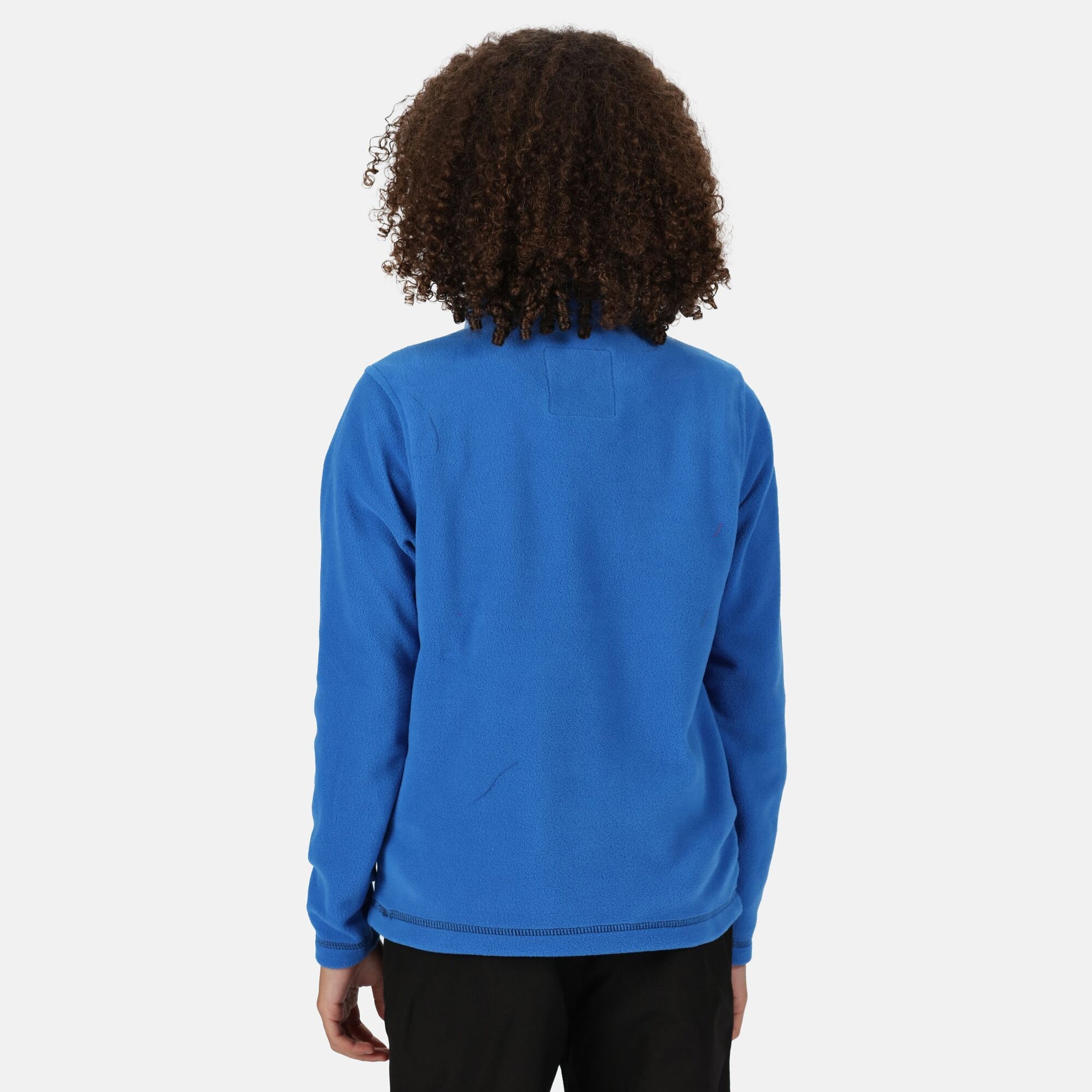 Oxford Blue-Navy - Side - Regatta Great Outdoors Childrens-Kids Hot Shot II Half Zip Fleece Top
