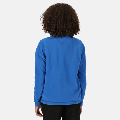 Oxford Blue-Navy - Side - Regatta Great Outdoors Childrens-Kids Hot Shot II Half Zip Fleece Top