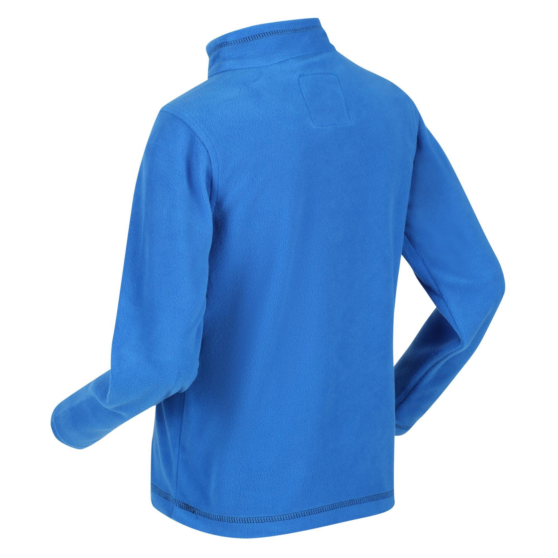 Oxford Blue-Navy - Pack Shot - Regatta Great Outdoors Childrens-Kids Hot Shot II Half Zip Fleece Top