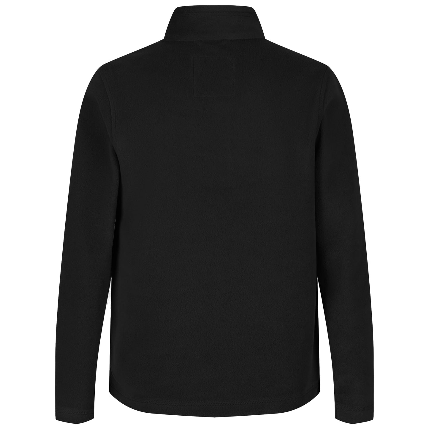Black - Back - Regatta Great Outdoors Childrens-Kids Hot Shot II Half Zip Fleece Top