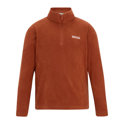 Brick - Front - Regatta Great Outdoors Childrens-Kids Hot Shot II Half Zip Fleece Top