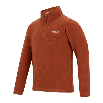Brick - Side - Regatta Great Outdoors Childrens-Kids Hot Shot II Half Zip Fleece Top
