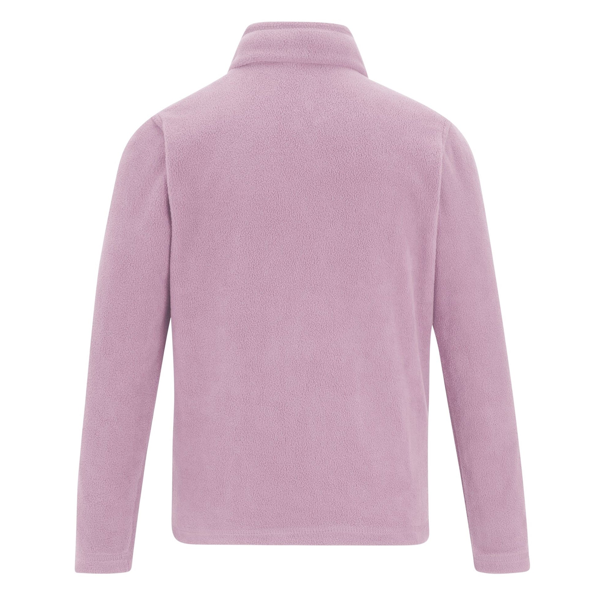 Powder Lilac - Back - Regatta Great Outdoors Childrens-Kids Hot Shot II Half Zip Fleece Top