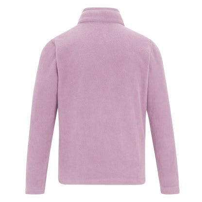 Powder Lilac - Back - Regatta Great Outdoors Childrens-Kids Hot Shot II Half Zip Fleece Top