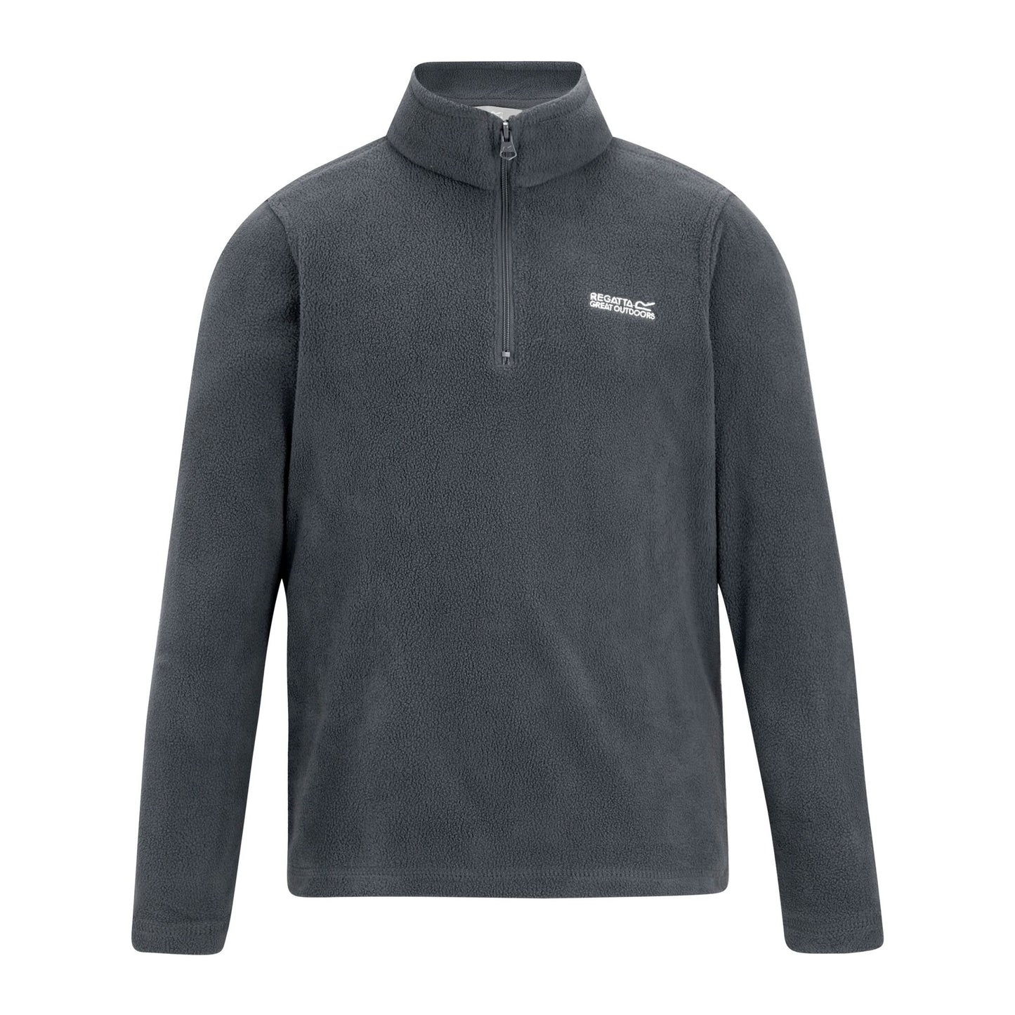 Dark Storm - Front - Regatta Great Outdoors Childrens-Kids Hot Shot II Half Zip Fleece Top