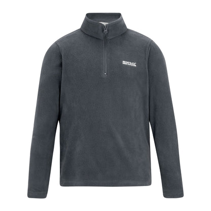 Dark Storm - Front - Regatta Great Outdoors Childrens-Kids Hot Shot II Half Zip Fleece Top
