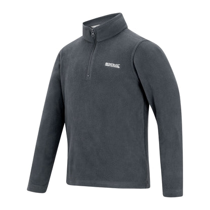 Dark Storm - Side - Regatta Great Outdoors Childrens-Kids Hot Shot II Half Zip Fleece Top