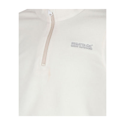 Polar White - Lifestyle - Regatta Great Outdoors Childrens-Kids Hot Shot II Half Zip Fleece Top