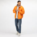 Sun Orange-Seal Grey - Pack Shot - Regatta Dover Waterproof Windproof Jacket (Thermo-Guard Insulation)