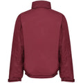 Burgundy - Back - Regatta Dover Waterproof Windproof Jacket (Thermo-Guard Insulation)