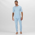 Blue - Lifestyle - Regatta Mens Thermal Underwear Short Sleeve Vest - T-Shirt