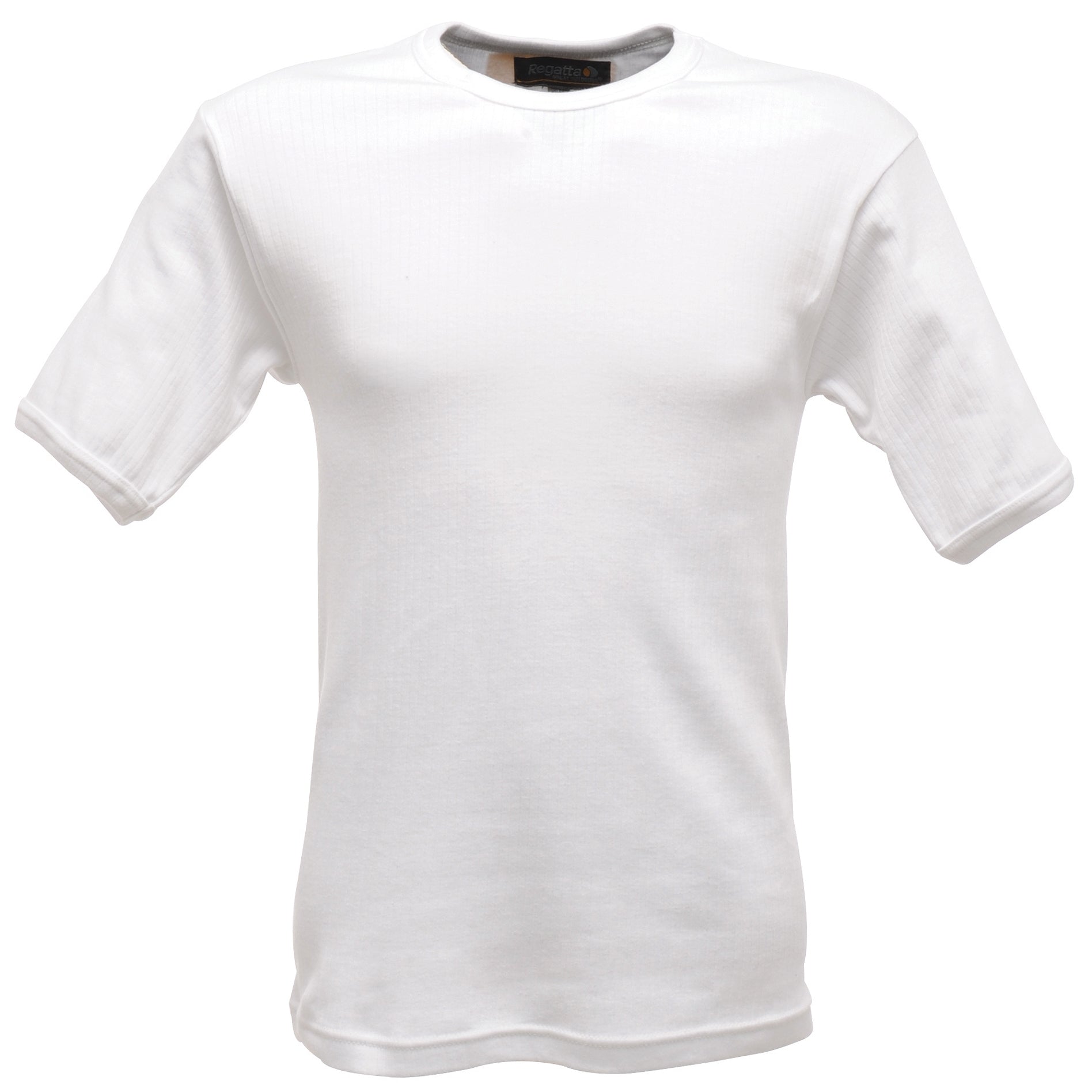 White - Front - Regatta Professional Mens Thermal Short-Sleeved Base Layer Top