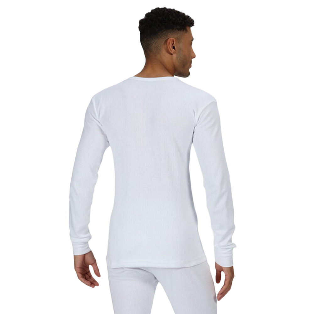 White - Side - Regatta Professional Mens Long-Sleeved Thermal Base Layers