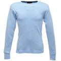 Blue - Front - Regatta Thermal Underwear Long Sleeve Vest - Top