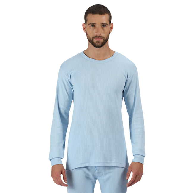 Blue - Back - Regatta Professional Mens Long-Sleeved Thermal Base Layers
