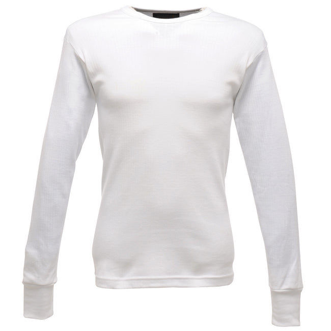 White - Front - Regatta Professional Mens Long-Sleeved Thermal Base Layers