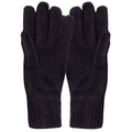 Black - Back - Regatta Professional Unisex Knitted Winter Gloves