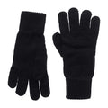 Black - Side - Regatta Professional Unisex Knitted Winter Gloves