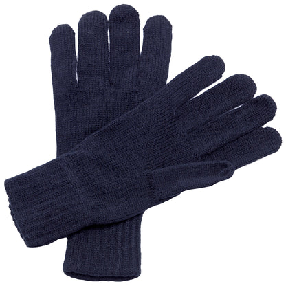 Navy - Back - Regatta Professional Unisex Knitted Winter Gloves