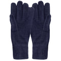 Navy - Side - Regatta Unisex Knitted Winter Gloves