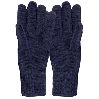 Navy - Side - Regatta Professional Unisex Knitted Winter Gloves