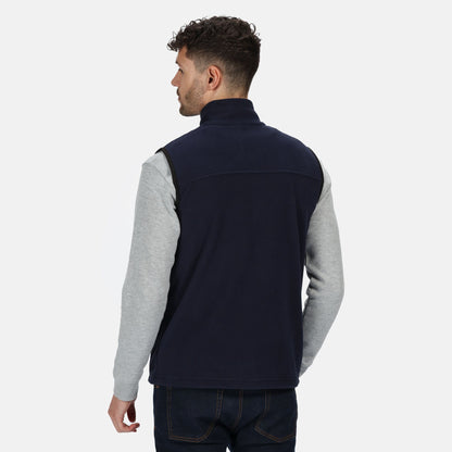 Dark Navy - Side - Regatta Professional Unisex Adult Fleece Full Zip Body Warmer