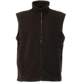 Black - Front - Regatta Professional Unisex Adult Fleece Full Zip Body Warmer