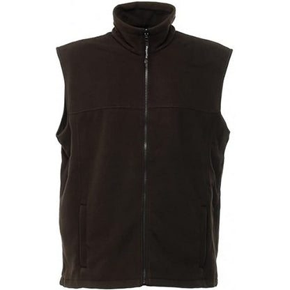 Black - Front - Regatta Professional Unisex Adult Fleece Full Zip Body Warmer