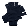 Navy - Side - Regatta Unisex Fingerless Mitts - Gloves