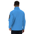 French Blue-Seal Grey - Side - Regatta Standout Mens Arcola 3 Layer Waterproof And Breathable Softshell Jacket