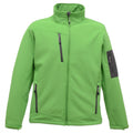 Extreme Green-Seal Grey - Front - Regatta Standout Mens Arcola 3 Layer Waterproof And Breathable Softshell Jacket