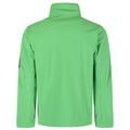 Extreme Green-Seal Grey - Back - Regatta Standout Mens Arcola 3 Layer Waterproof And Breathable Softshell Jacket
