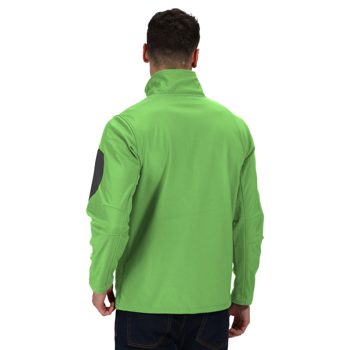 Extreme Green-Seal Grey - Side - Regatta Professional Mens 3 Layer Membrane Soft Shell Jacket